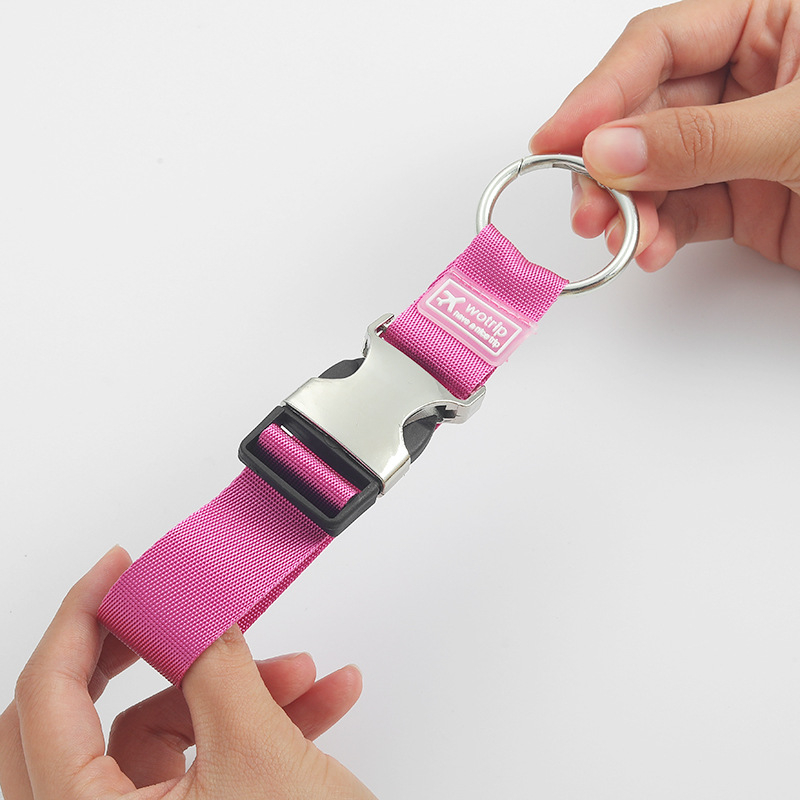 Pojas za prtljagu s metalnom prstenom i kukom | Golden Eagle | Materijal: Metal; Funkcija: Proširenje, Smanjenje opterećenja; Izdanje: Jesen 2024