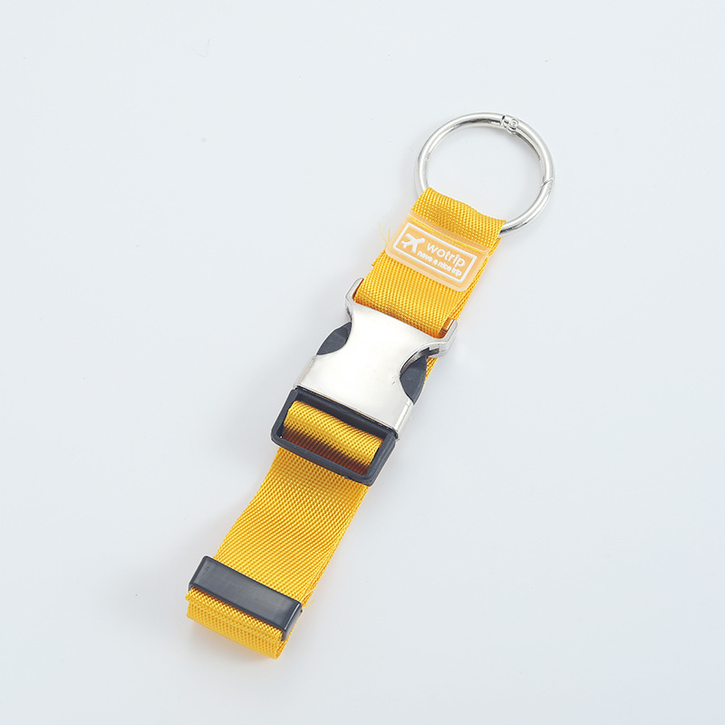 Pojas za prtljagu s metalnom prstenom i kukom | Golden Eagle | Materijal: Metal; Funkcija: Proširenje, Smanjenje opterećenja; Izdanje: Jesen 2024