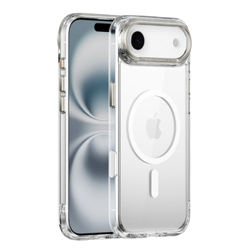 Ohla μεταλλική θήκη για κινητό με διαφανές πλαίσιο κάμερας και μαγνητική πρόσδεση για iPhone 17 Pro – Αντοχή στην πτώση, κατασκευή με έγχυση