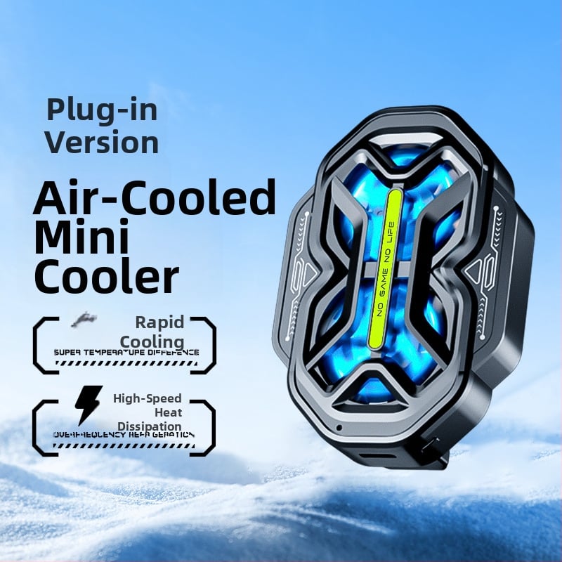 DY59 ψύξη κινητού με δύο ανεμιστήρες, αερόψυξη με τρία επίπεδα ταχύτητας, διπλή μπαταρία, ασύρματη σύνδεση, συμβατό με iPhone και Android