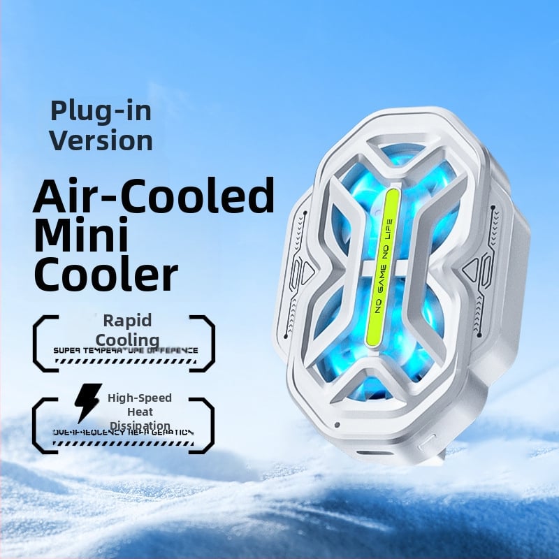 DY59 ψύξη κινητού με δύο ανεμιστήρες, αερόψυξη με τρία επίπεδα ταχύτητας, διπλή μπαταρία, ασύρματη σύνδεση, συμβατό με iPhone και Android