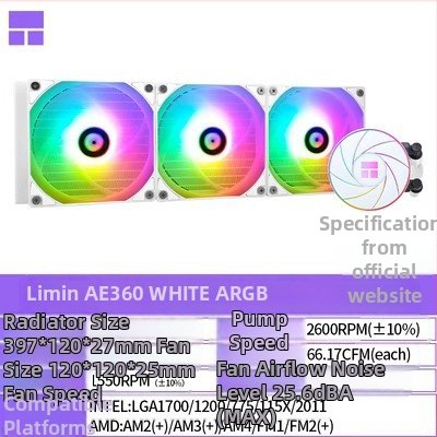 Thermalright Aquaelite CPU hladnjak s ARGB osvjetljenjem i tekućim hlađenjem