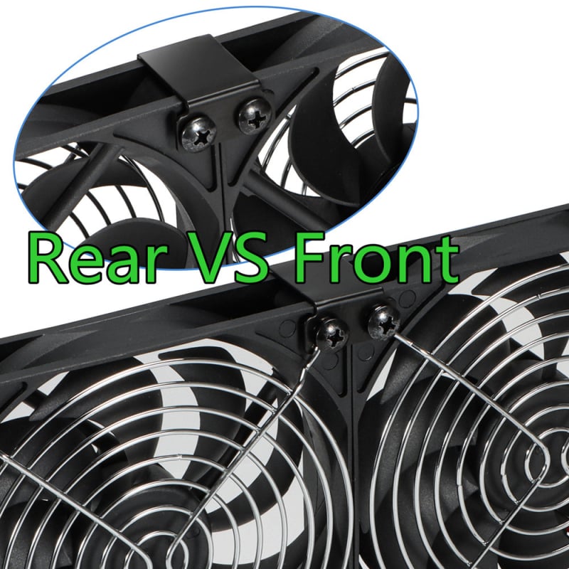 Ventilator za hlađenje 12025, ležaj s uljem, brzina 1800–2800 RPM, zračno hlađenje, USB sučelje 4