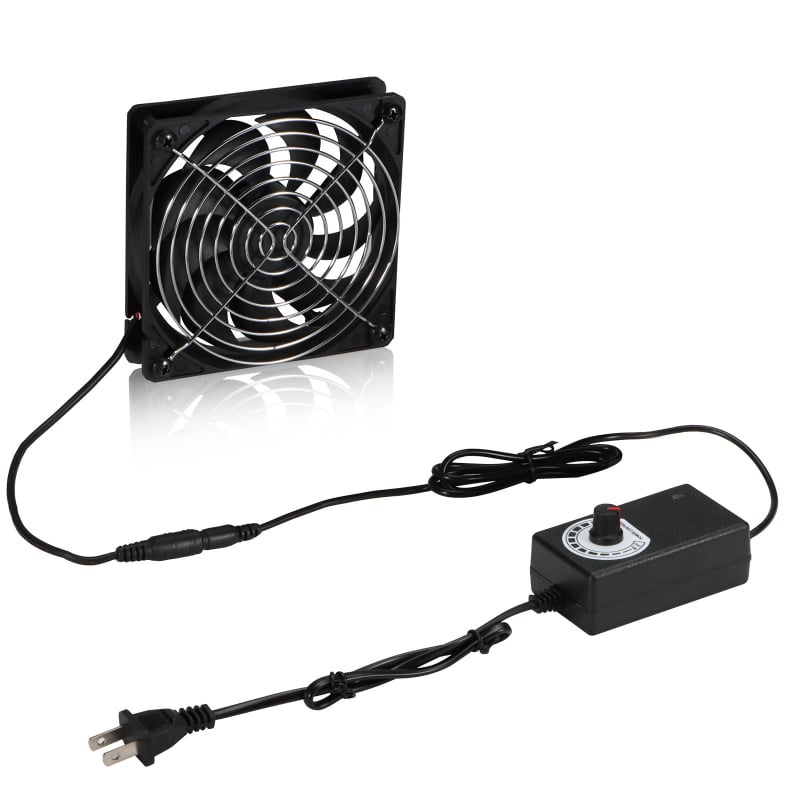 Ventilator za hlađenje 12025, ležaj s uljem, brzina 1800–2800 RPM, zračno hlađenje, USB sučelje 4