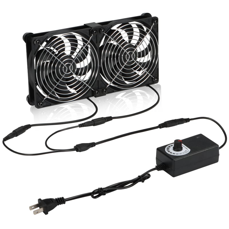 Ventilator za hlađenje 12025, ležaj s uljem, brzina 1800–2800 RPM, zračno hlađenje, USB sučelje 4