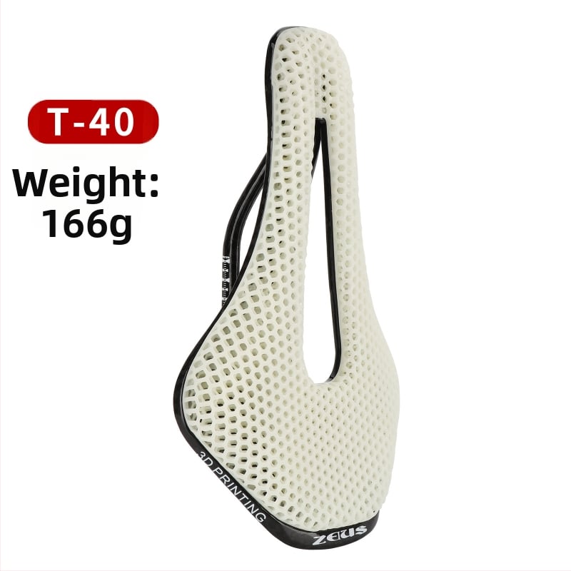 Σέλα ποδηλάτου – ZEIUS, 3D εκτύπωση, ράγες από ανθρακονήματα / μαξιλαράκι ρητίνης, για ποδήλατο βουνού