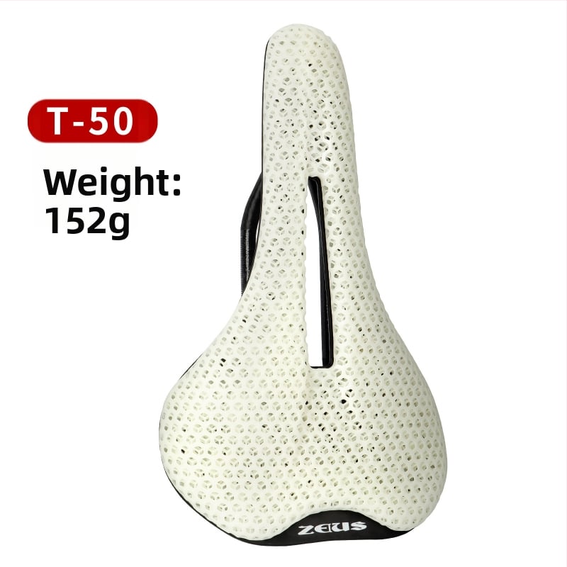 Σέλα ποδηλάτου – ZEIUS, 3D εκτύπωση, ράγες από ανθρακονήματα / μαξιλαράκι ρητίνης, για ποδήλατο βουνού