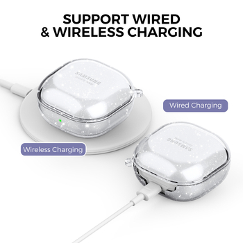 TPU θήκη για Samsung Galaxy Buds Pro, Live, 2, 2 Pro και FE – TPU υλικό, ανάγλυφη επιφάνεια, καθολική συμβατότητα