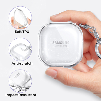 TPU θήκη για Samsung Galaxy Buds Pro, Live, 2, 2 Pro και FE – TPU υλικό, ανάγλυφη επιφάνεια, καθολική συμβατότητα
