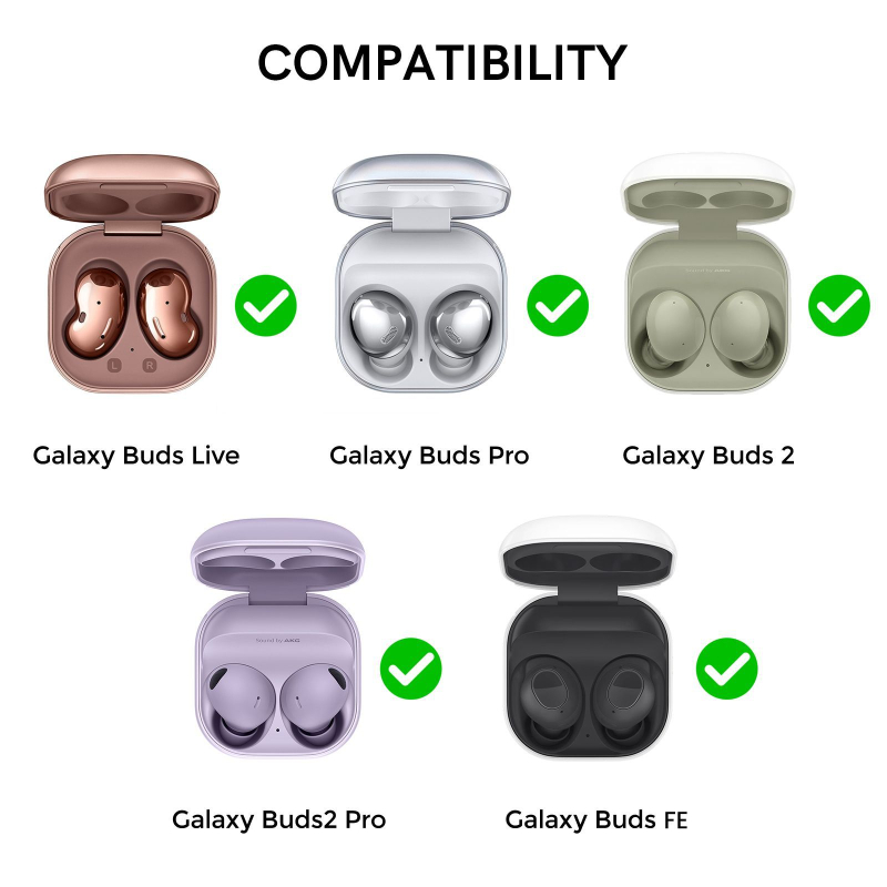 TPU θήκη για Samsung Galaxy Buds Pro, Live, 2, 2 Pro και FE – TPU υλικό, ανάγλυφη επιφάνεια, καθολική συμβατότητα