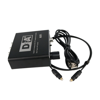 Convertor Digital-Analog cu decodare coaxială pentru sunet 5.1 canale și ieșire pentru căști de 3,5 mm, model SM-007