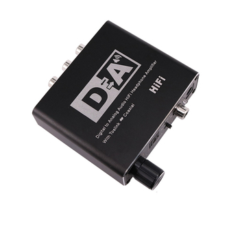 Convertor Digital-Analog cu decodare coaxială pentru sunet 5.1 canale și ieșire pentru căști de 3,5 mm, model SM-007