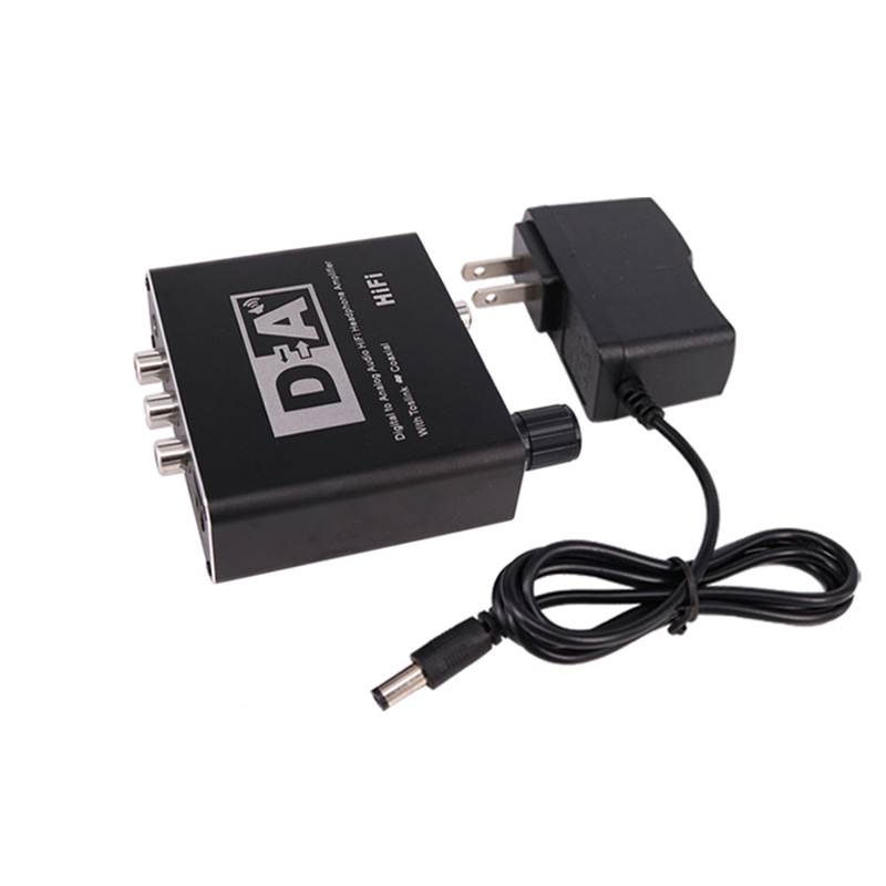 Convertor Digital-Analog cu decodare coaxială pentru sunet 5.1 canale și ieșire pentru căști de 3,5 mm, model SM-007