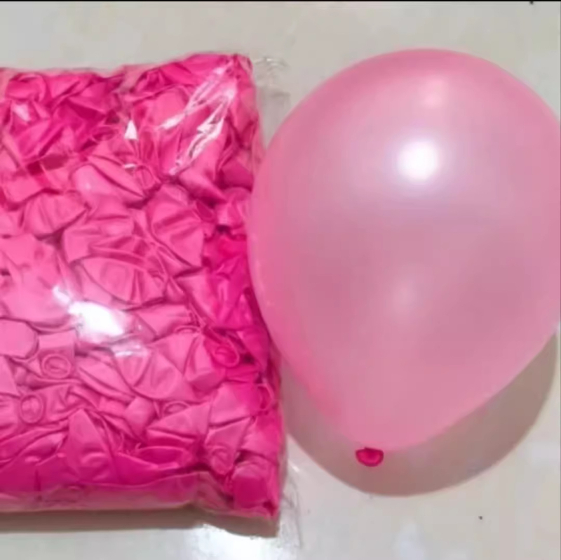 Baloni din latex perlat, pachet 1000 pentru petreceri și nunți (Tip balon: latex; Material: latex; Formă: rotund; Logo imprimat: Da; Potrivit pentru: zile de naștere, nunți)