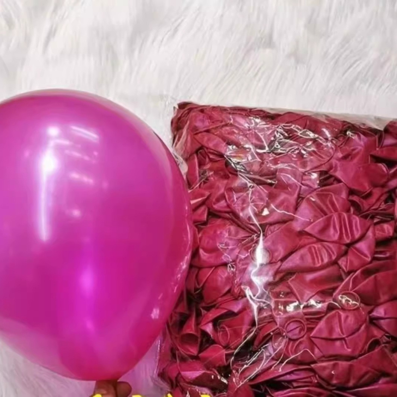 Baloni din latex perlat, pachet 1000 pentru petreceri și nunți (Tip balon: latex; Material: latex; Formă: rotund; Logo imprimat: Da; Potrivit pentru: zile de naștere, nunți)