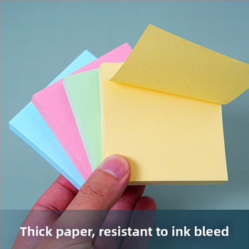 Farebné lepiace poznámky - roztomilé a kreatív Post-it poznámky, Bai Rui, 100 listov, lepiace, prispôsobiteľné
