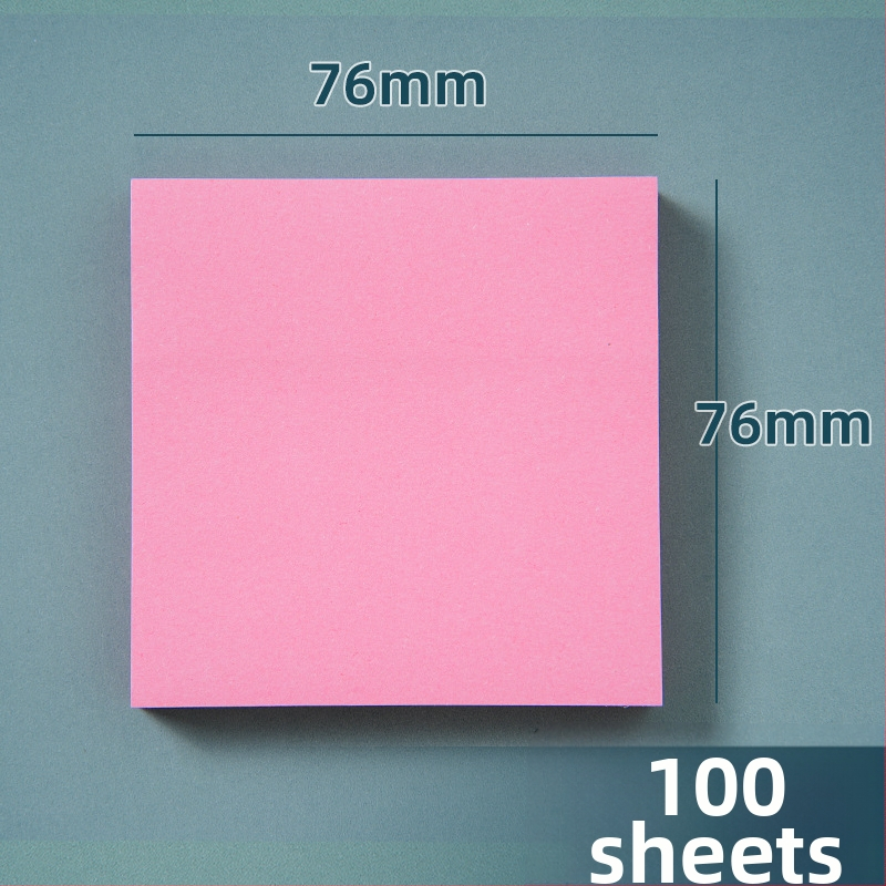 Farebné lepiace poznámky - roztomilé a kreatív Post-it poznámky, Bai Rui, 100 listov, lepiace, prispôsobiteľné