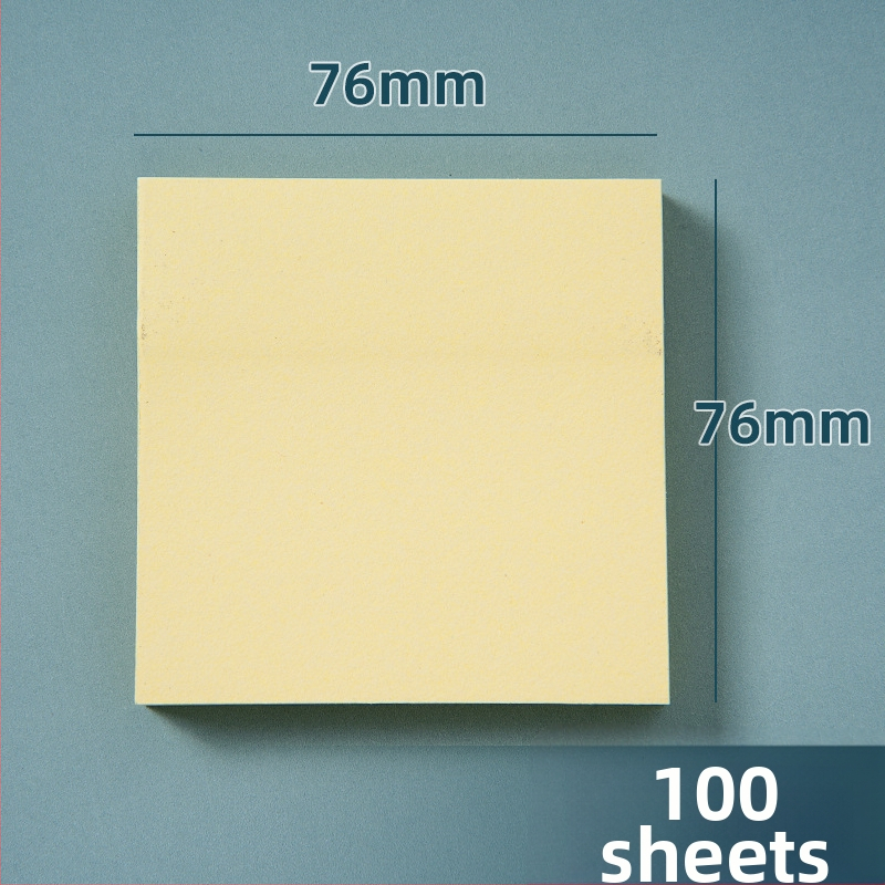 Farebné lepiace poznámky - roztomilé a kreatív Post-it poznámky, Bai Rui, 100 listov, lepiace, prispôsobiteľné