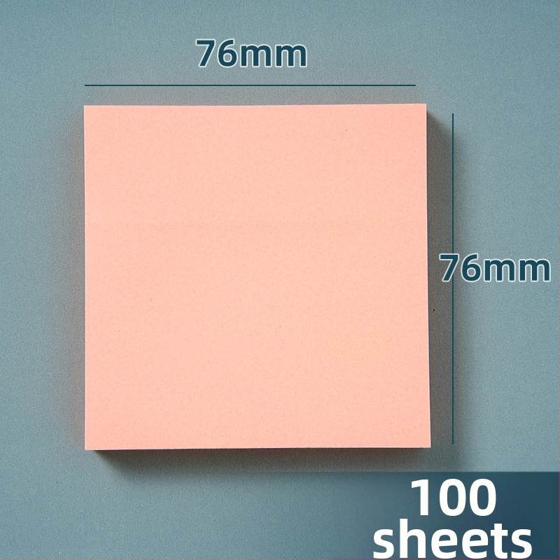Farebné lepiace poznámky - roztomilé a kreatív Post-it poznámky, Bai Rui, 100 listov, lepiace, prispôsobiteľné