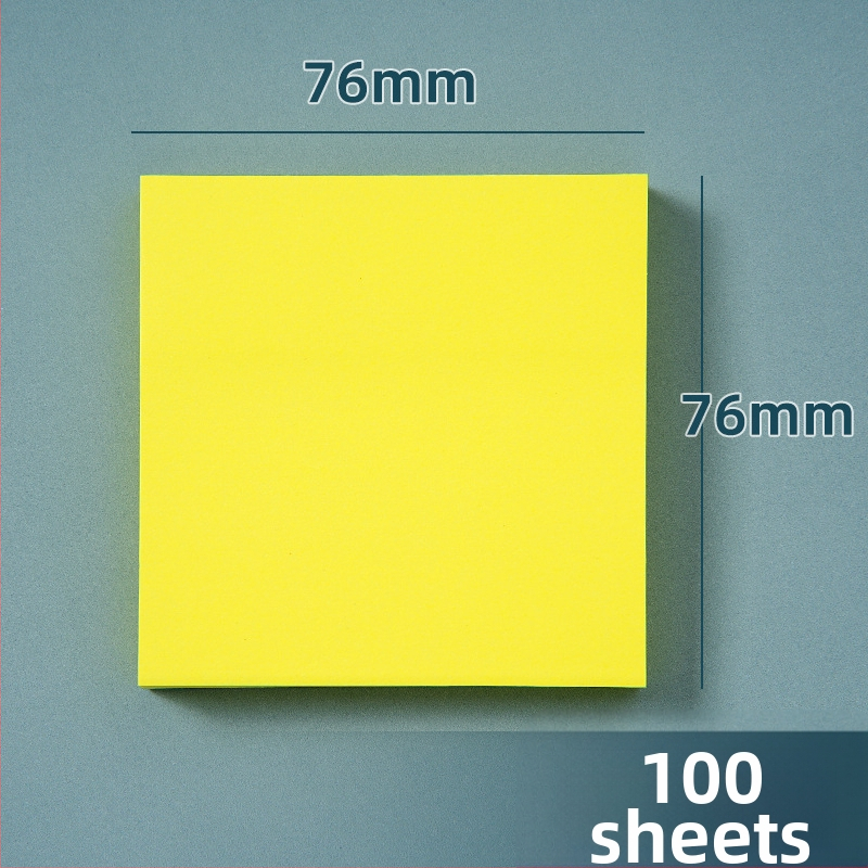 Farebné lepiace poznámky - roztomilé a kreatív Post-it poznámky, Bai Rui, 100 listov, lepiace, prispôsobiteľné