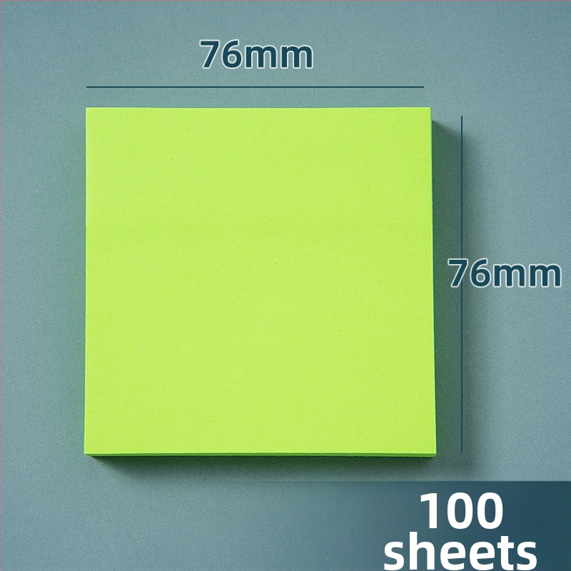 Farebné lepiace poznámky - roztomilé a kreatív Post-it poznámky, Bai Rui, 100 listov, lepiace, prispôsobiteľné