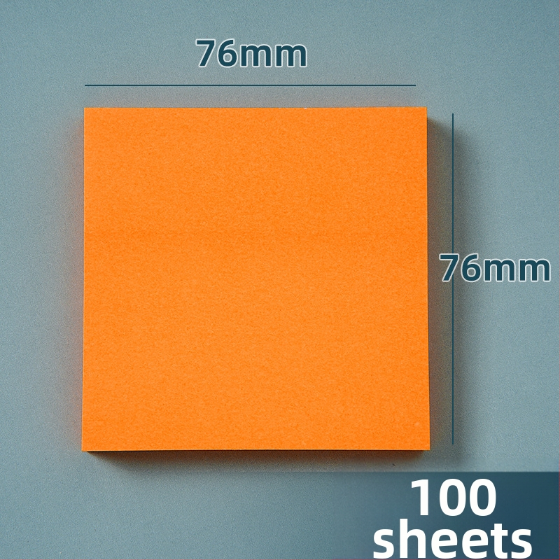 Farebné lepiace poznámky - roztomilé a kreatív Post-it poznámky, Bai Rui, 100 listov, lepiace, prispôsobiteľné