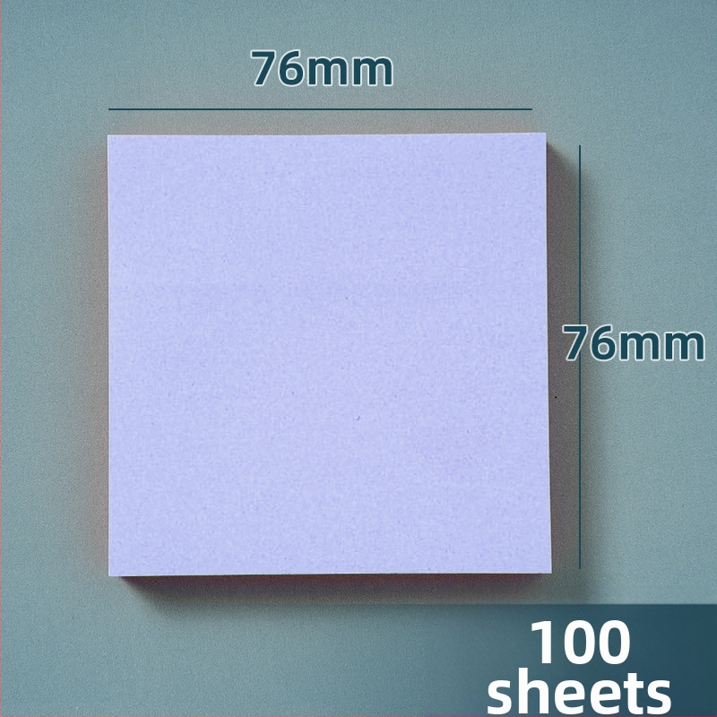 Farebné lepiace poznámky - roztomilé a kreatív Post-it poznámky, Bai Rui, 100 listov, lepiace, prispôsobiteľné