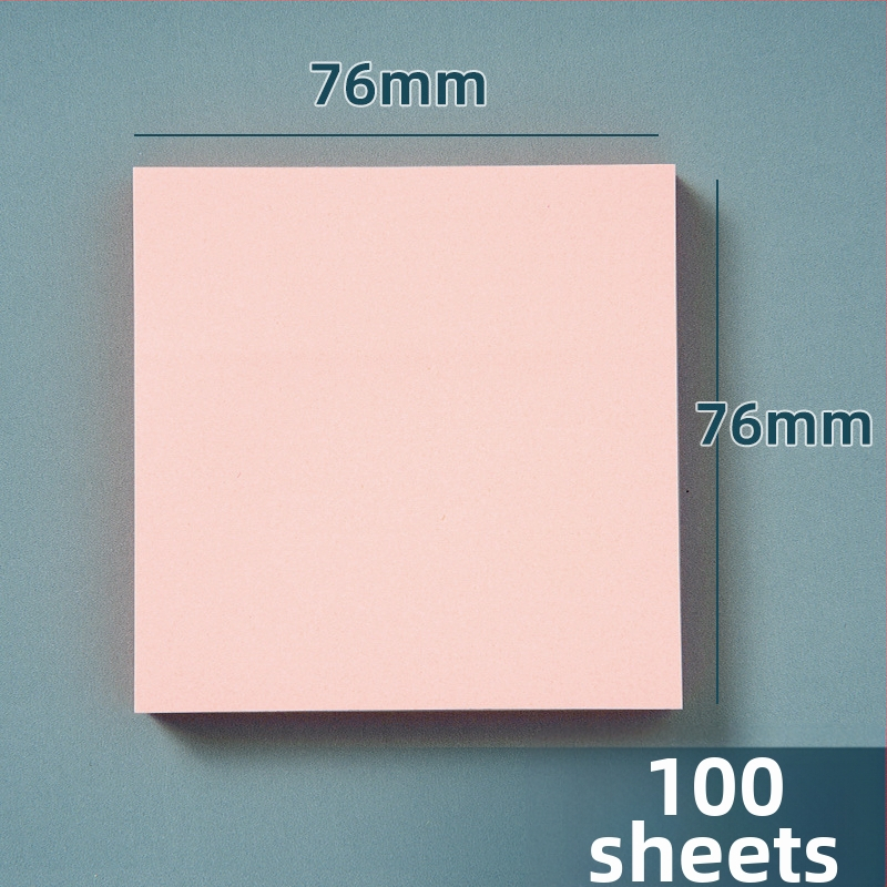 Farebné lepiace poznámky - roztomilé a kreatív Post-it poznámky, Bai Rui, 100 listov, lepiace, prispôsobiteľné