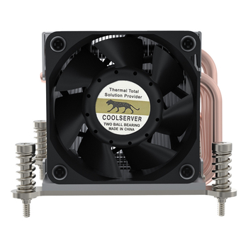 Leopard R63 2U ventilator de răcire pentru server cu 4 țevi termice, PWM, 6000 RPM, platforma Intel