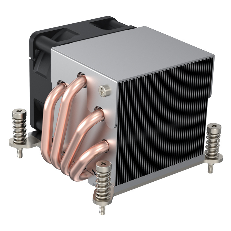 Leopard R63 2U ventilator de răcire pentru server cu 4 țevi termice, PWM, 6000 RPM, platforma Intel