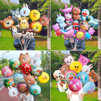 Balon od aluminijske folije, okruglog oblika, pogodan za rođendane, proljetne festivale i Dan djece