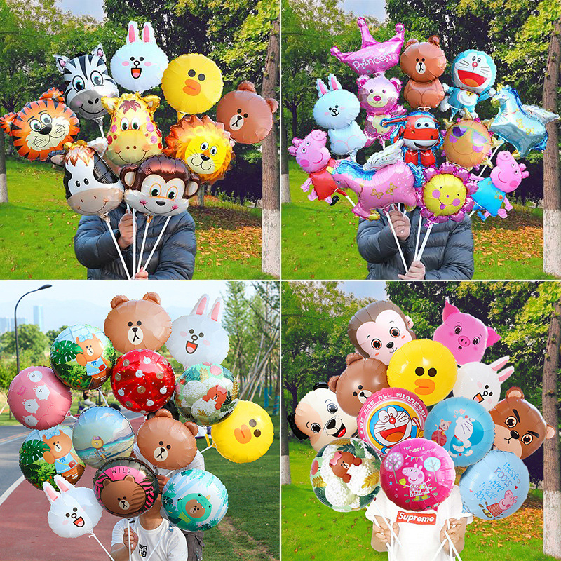 Balon od aluminijske folije, okruglog oblika, pogodan za rođendane, proljetne festivale i Dan djece