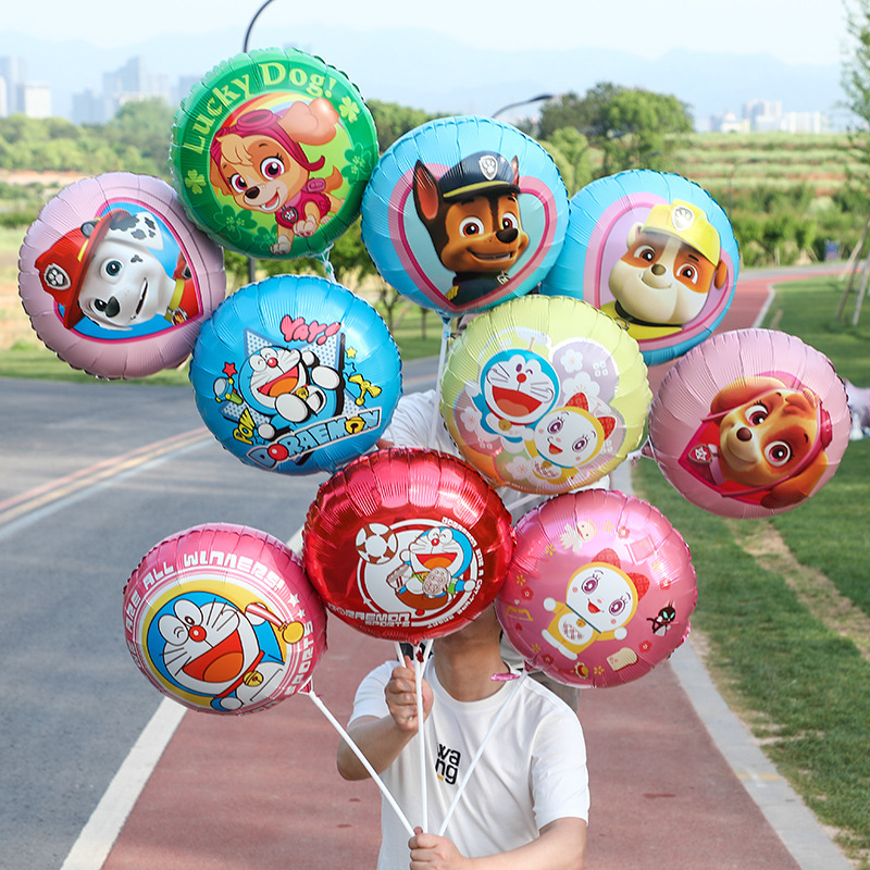 Balon od aluminijske folije, okruglog oblika, pogodan za rođendane, proljetne festivale i Dan djece