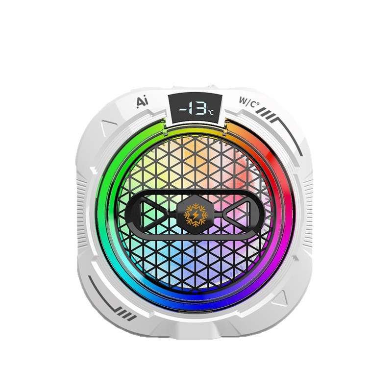 Hkii TH19 Cooler semiconductor pentru telefonul mobil, cu control inteligent al temperaturii, afișaj digital, interfață USB-C, montare magnetică, 15–24W