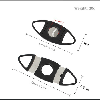 Κοπτήρας πούρων από Runrui, ανοξείδωτος χάλυβας, χειροποίητος, προσαρμόσιμος, απλός σχεδιασμός