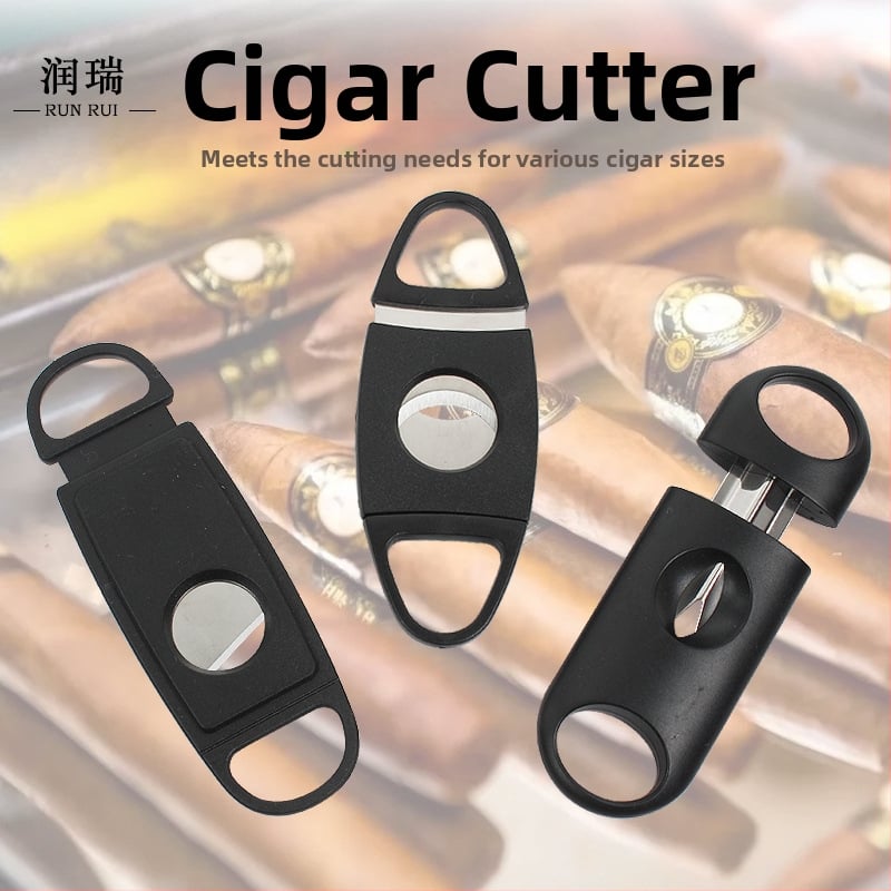 Κοπτήρας πούρων από Runrui, ανοξείδωτος χάλυβας, χειροποίητος, προσαρμόσιμος, απλός σχεδιασμός