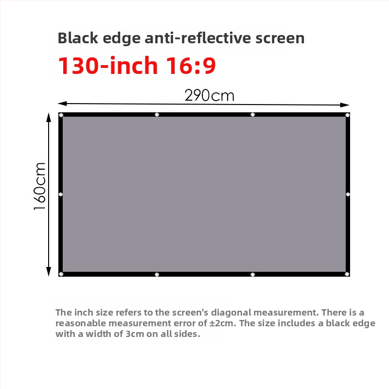 Sklopivi projekcijski ekran NICEFOUR SK2, metalni anti-odražavajući ekran, prijenosni 4K HD projekcijski ekran, težina 290–920 g