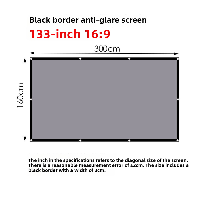 Sklopivi projekcijski ekran NICEFOUR SK2, metalni anti-odražavajući ekran, prijenosni 4K HD projekcijski ekran, težina 290–920 g