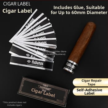 Προστατευτικό διακοσμητικό patch για το τελείωμα της πούρας - χειροποίητο, με αυτοκόλλητη βάση, πλαστικό, σχέδιο Έτος του Φιδιού, στυλ ελαφριάς πολυτέλειας