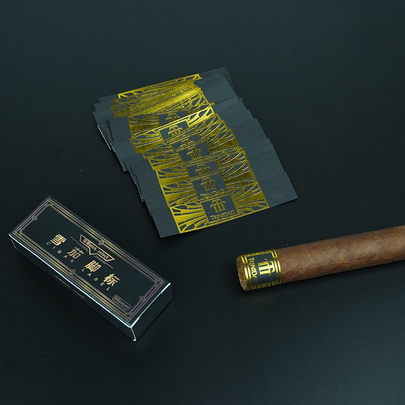 Προστατευτικό διακοσμητικό patch για το τελείωμα της πούρας - χειροποίητο, με αυτοκόλλητη βάση, πλαστικό, σχέδιο Έτος του Φιδιού, στυλ ελαφριάς πολυτέλειας