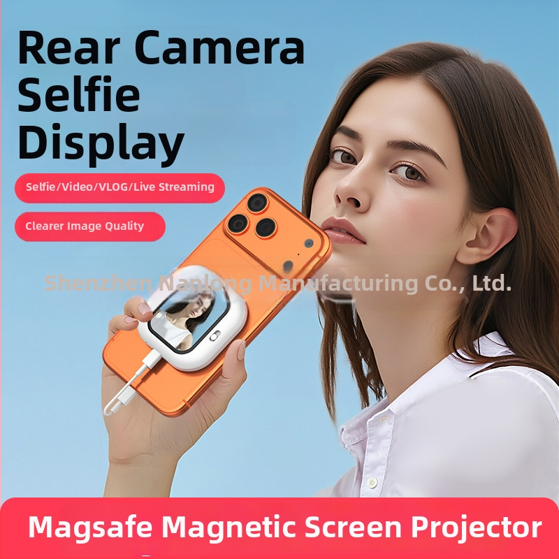 X3 Мини екран за селфи за телефон със огледален дисплей, ABS корпус, Bluetooth, дистанционно управление, универсална съвместимост