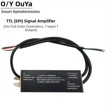 512 signalni pojačivač DMX512/TTL za LED rasvjetu pune boje, žično sučelje, DC5-24V, podržava nizove svjetala, module i magične LED trake