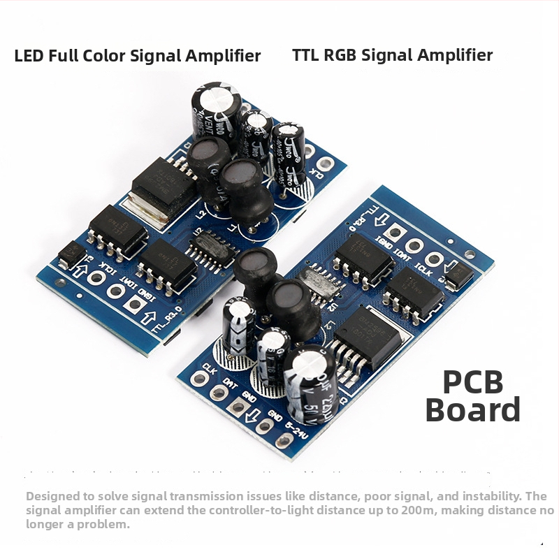 512 signalni pojačivač DMX512/TTL za LED rasvjetu pune boje, žično sučelje, DC5-24V, podržava nizove svjetala, module i magične LED trake