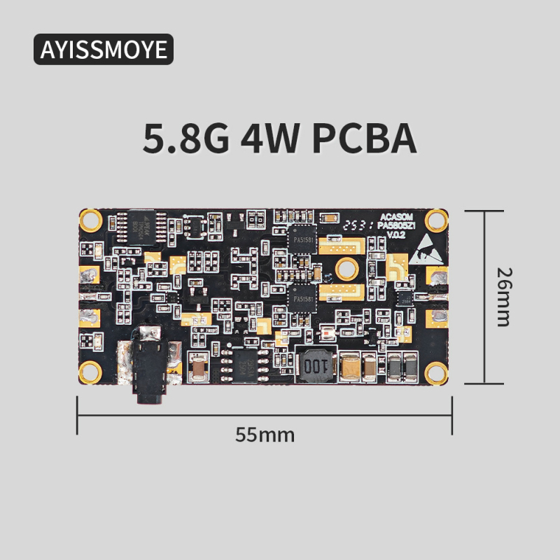 Dvopojasni Wi‑Fi signal booster modul HA-111, raspon frekvencija 2.4-2.5 GHz i 5.725-5.85 GHz, 802.11n, ugrađeni firewall, domet do 1000