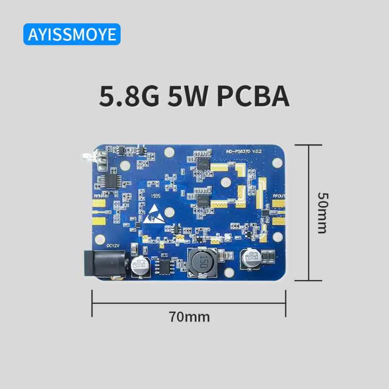 Dvopojasni Wi‑Fi signal booster modul HA-111, raspon frekvencija 2.4-2.5 GHz i 5.725-5.85 GHz, 802.11n, ugrađeni firewall, domet do 1000
