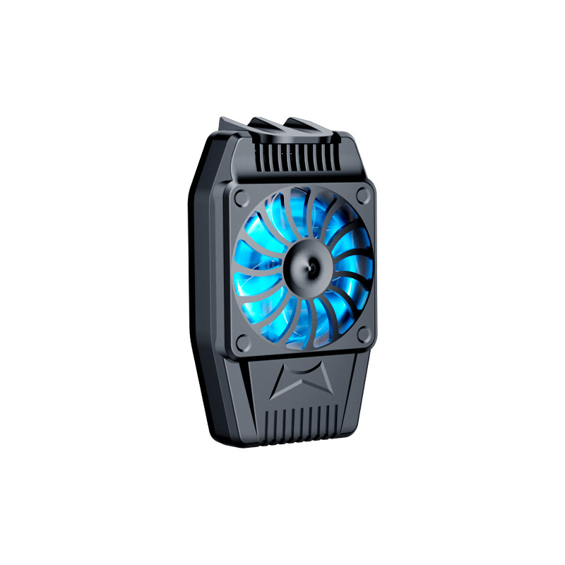 Αερόψύκτης κινητού H15 με μπαταρία, ρυθμιζόμενος σε τρεις ταχύτητες, γρήγορη ψύξη, συμβατό με κινητά τηλέφωνα με οθόνη αφής