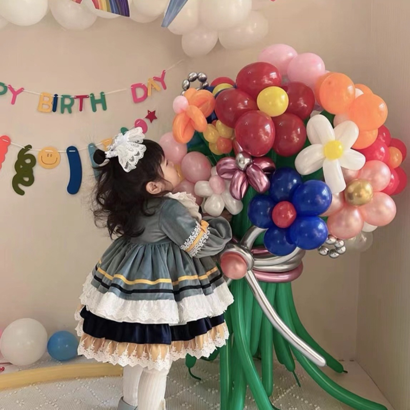 Chen qian latex magični balon dodatak, pleteni držač balon cvijeća