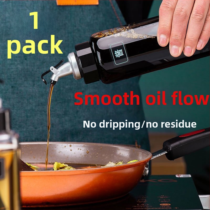 Posuda za ulje od visok borosilikatnog stakla, vodonepropusna, s automatskim otvaranjem i zatvaranjem, otporna na visoke temperature, pogodna za ulje, ocat i začine