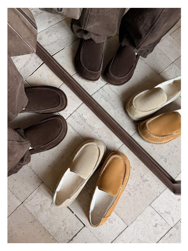 Ženski loaferi od prave kože, s oštrim vrhom, gumena potplata, slip-on, podstava od mikrovlakana, za proljeće