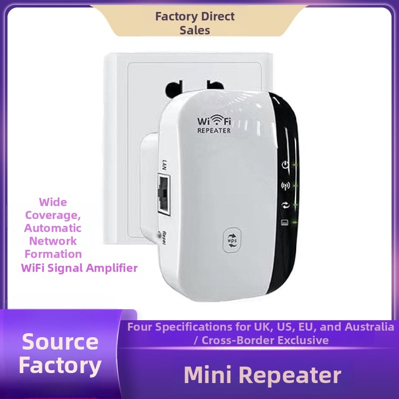 Ασύρματος επαναλήπτης 802.11n, 300 Mbps, εμβέλεια 15 μ., τροφοδοσία 110–220 V, προστασία από κεραυνούς